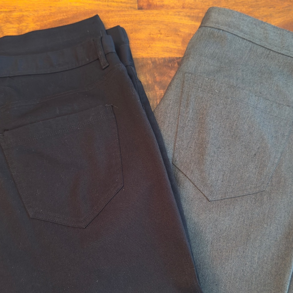Perry Ellis TWO pairs of 5-pocket pants - Picture 14 of 14